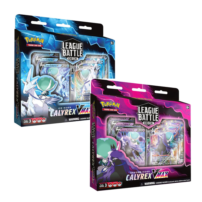 Shadow Rider Calyrex VMAX & Ice Rider Calyrex League Battle Decks (Bundle of 2)