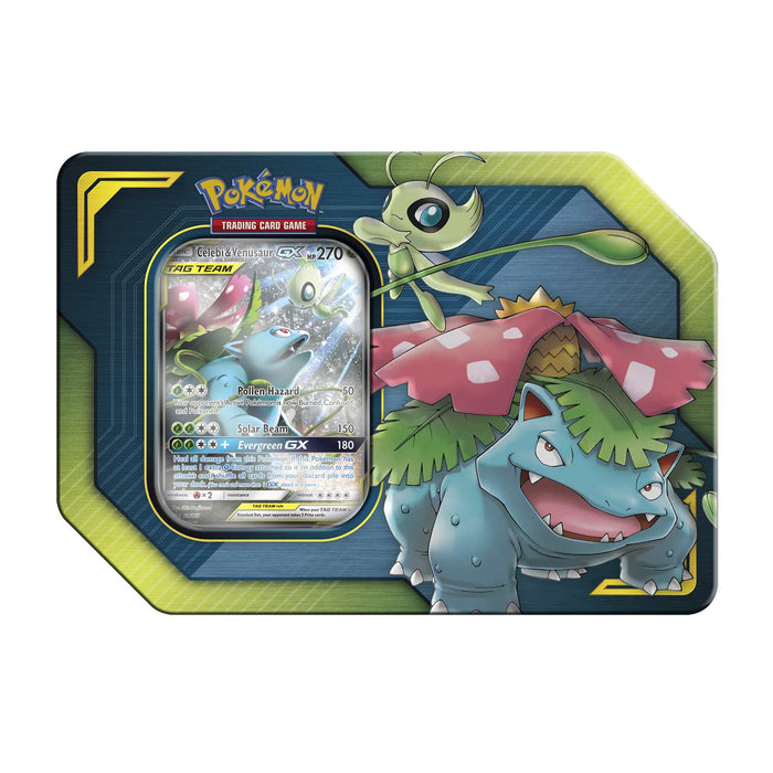 Celebi & Venusaur Tag Team GX Tin (Pokemon TCG)