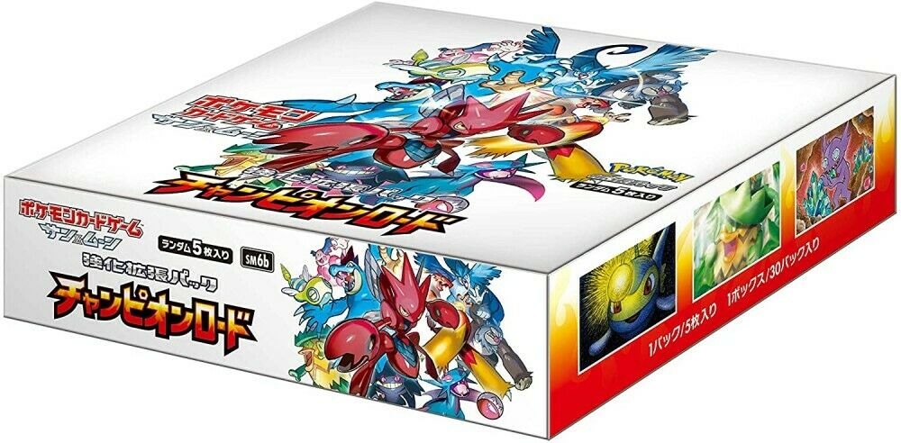 Pokemon TCG Champions Road SM6B Booster Box - 30 Packs (Japanese Import)