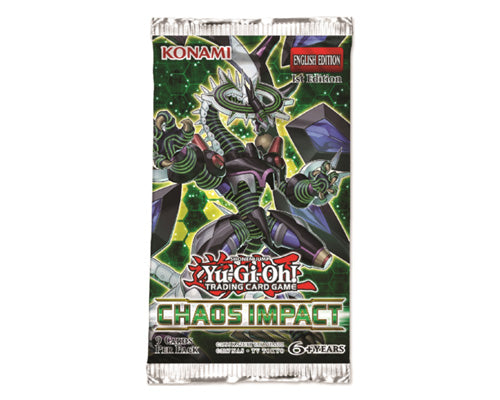 Yu-Gi-Oh! Chaos Impact 1st Edition Sealed Booster Pack