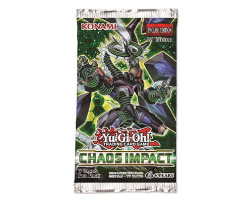 yugioh chaos impact booster box 1st edition Yu-Gi-Oh! Chaos Impact 1st Edition Sealed Booster Pack — Titan Cards Ltd