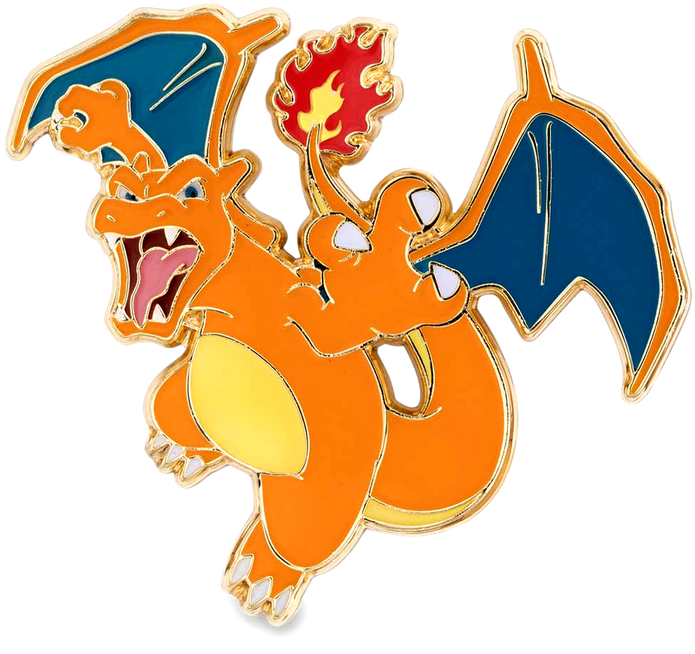 Charizard Pin Pokemon Official Pin Badge - Charizard — Titan Cards Ltd