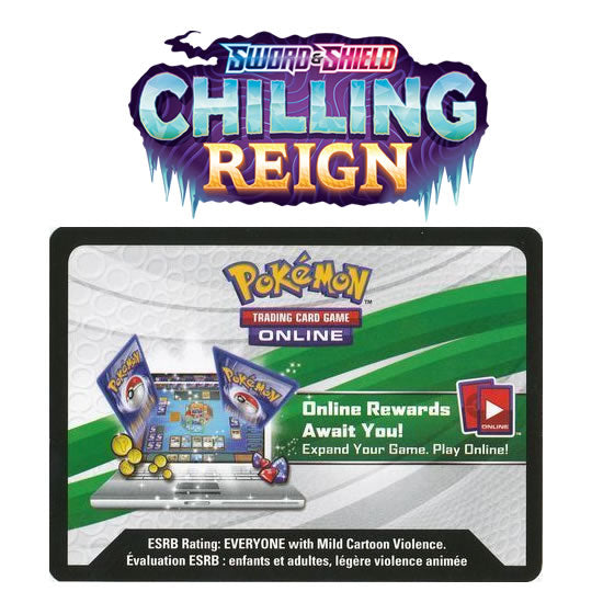 Pokemon SWSH6 Chilling Reign Elite Trainer Box Online Code