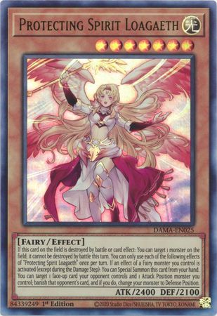 Protecting Spirit Loagaeth DAMA-EN025 Ultra Rare Yu-Gi-Oh Card (Dawn of Majesty)