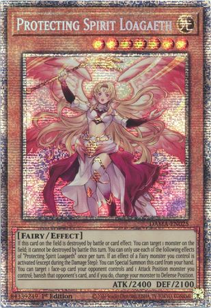 Protecting Spirit Loagaeth DAMA-EN025 Ultra Rare Starlight Rare Yu-Gi-Oh Card (Dawn of Majesty)