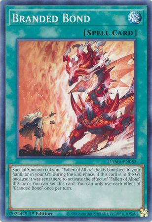 Branded Bond DAMA-EN055 Common Yu-Gi-Oh Card (Dawn of Majesty)