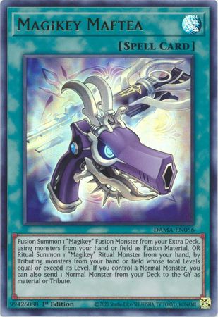 Magikey Maftea DAMA-EN056 Ultra Rare Yu-Gi-Oh Card (Dawn of Majesty)