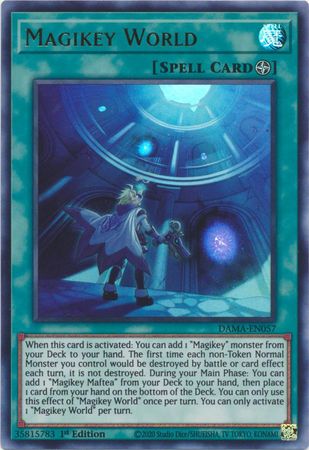 Magikey World DAMA-EN057 Ultra Rare Yu-Gi-Oh Card (Dawn of Majesty)