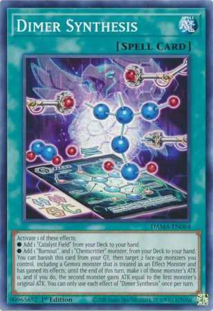 Dimer Synthesis DAMA-EN064 Common Yu-Gi-Oh Card (Dawn of Majesty)