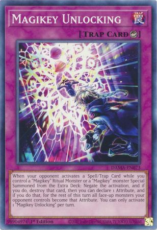 Magikey Unlocking DAMA-EN073 Common Yu-Gi-Oh Card (Dawn of Majesty)