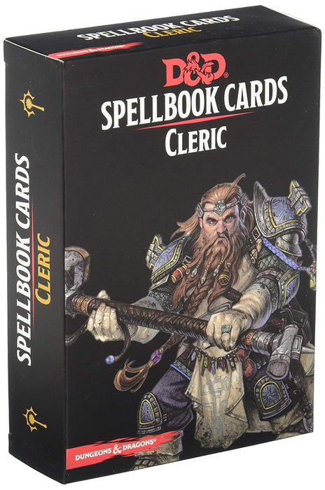 Cleric Deck Dungeons & Dragons (D&D) Spell Book Cards
