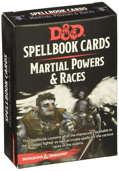 Martial Powers & Races Deck Dungeons & Dragons (D&D) Spell Book Cards