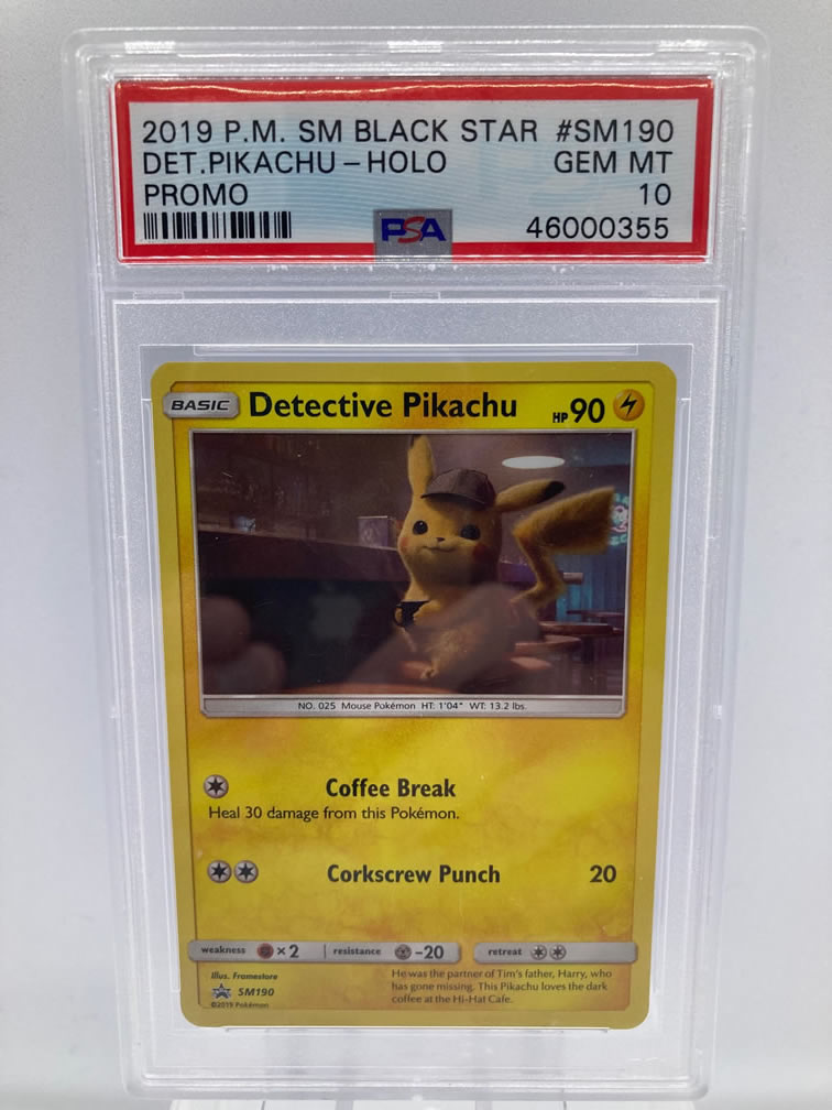ポケモンカード DETECTIVE PIKACHU promo PSA10 2枚 Detective-Pikachu-PSA10-