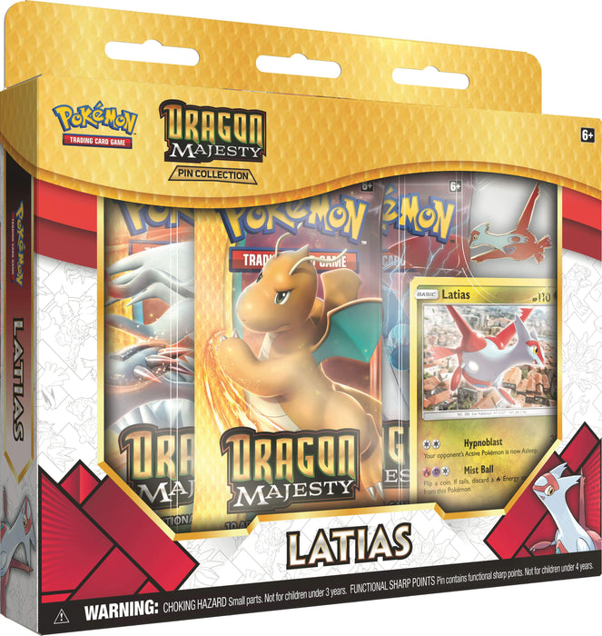 Pokemon Dragon Majesty Pin Collection - Latias
