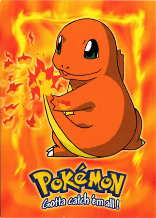 Charmander E4 The First Movie Topps Evolution Card