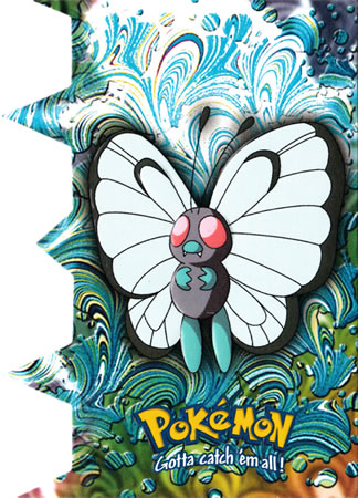 Butterfree EV3 Die Cut Embossed Topps Series 2 Pokemon Card Titan Cards Ltd Butterfree EV3 Die Cut Embossed Topps Series 2 Pokemon Card Titan Cards Ltd