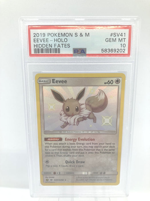 Eevee SV41/SV94 PSA 10 Gem Mint Graded Pokemon Card