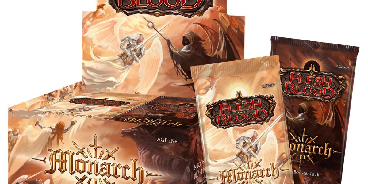 Flesh & Blood TCG: Monarch 1st Edition Booster Box (24 Packs) Titan Cards Ltd Flesh & Blood TCG: Monarch 1st Edition Booster Box (24 Packs) Titan Cards Ltd