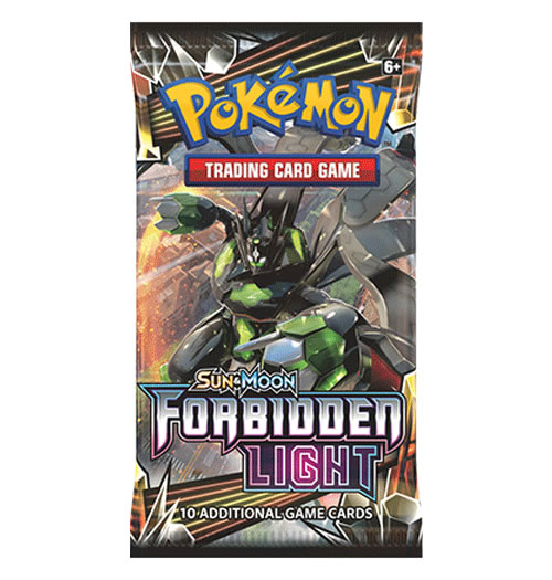 pokemon sun and moon forbidden light booster pack Pokemon Sun & Moon: Forbidden Light Booster Pack (10 Cards) — Titan Cards  Ltd