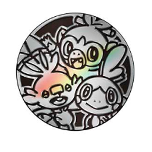 Galar Starters Silver Pokemon Coin