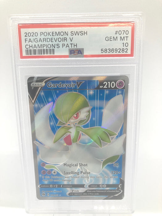 Gardevoir V 070/073 PSA 10 Gem Mint Graded Pokemon Card