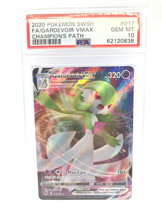 Gardevoir VMAX 017/073 Ultra Rare Graded Pokemon Card PSA 10 Gem Mint (Champions Path)