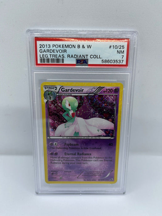 Gardevoir RC10/RC25 PSA 7 Graded Uncommon Pokemon Card (Leg Treas Radiant Collection)