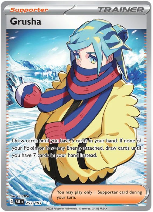 Grusha 253/193 Ultra Rare Double Pokemon Card (SV2 Paldea Evolved)