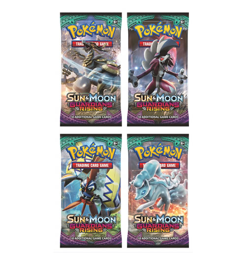 Guardians Rising Pack Pokemon Sun & Moon: Guardians Rising Booster Pack (10 Cards) — Titan ...