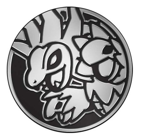 Official Pokemon Coin - Hydreigon Silver Coin