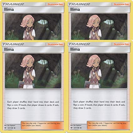 Ilima 121/149 Trainer Card Playset x4 Cards (Sun & Moon) Titan Cards Ltd Ilima 121/149 Trainer Card Playset x4 Cards (Sun & Moon) Titan Cards Ltd