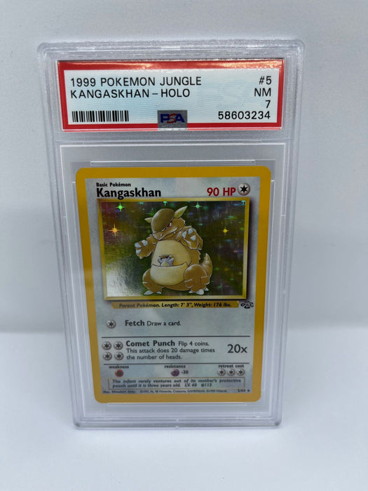 Kangaskhan 5/64 PSA 7 Graded Rare Pokemon Card (1999 Pokemon Jungle)