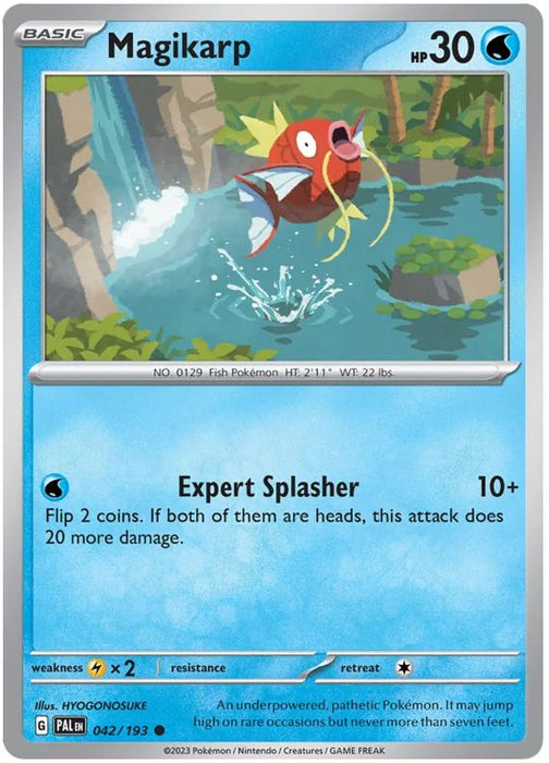 Magikarp 042/193 Common Pokemon Card (SV2 Paldea Evolved)