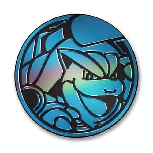 Mega Blastoise Blue Official Pokemon Coin