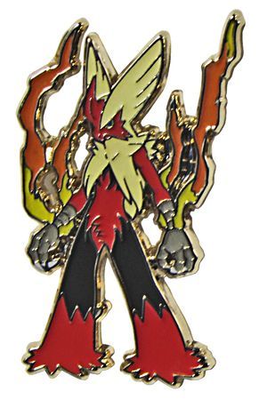 Pokemon Official Pin Badge - Mega Blaziken