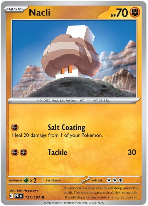 Nacli 121/193 Common Pokemon Card (SV2 Paldea Evolved)