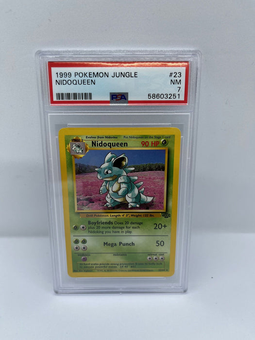 Nidoqueen 23/64 PSA 7 Graded Rare Pokemon Card (1999 Pokemon Jungle)