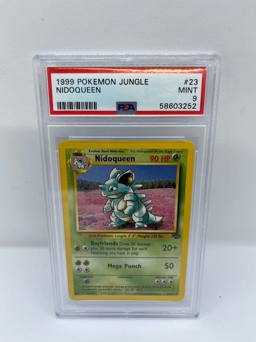 Nidoqueen 23/64 PSA 9 Graded Rare Pokemon Card (1999 Pokemon Jungle)