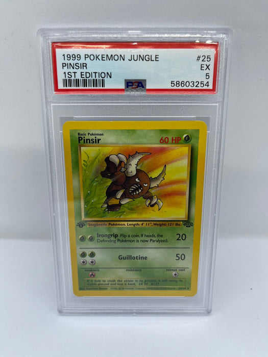 Pinsir 25/64 PSA 5 Graded Rare Pokemon Card (1999 Pokemon Jungle)