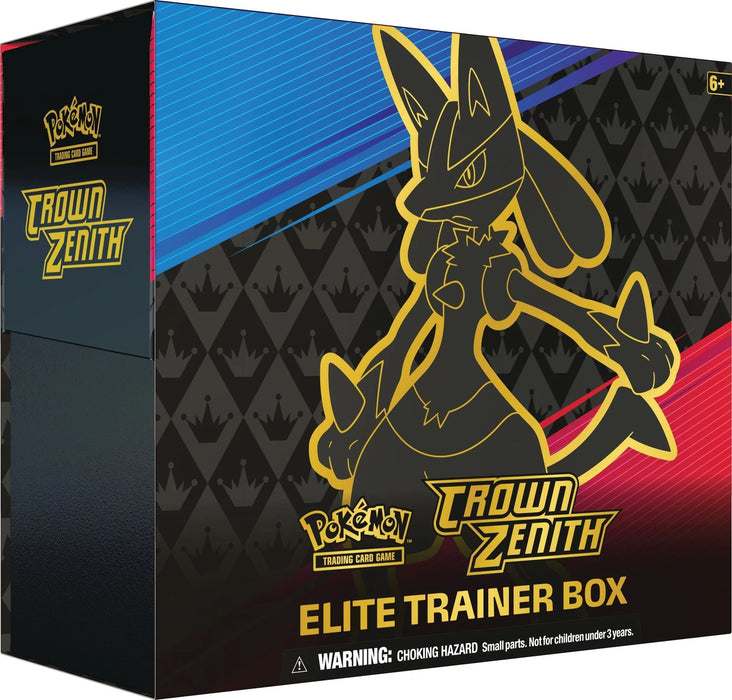 Pokemon TCG Crown Zenith SWSH12.5 Elite Trainer Box ft. Lucario