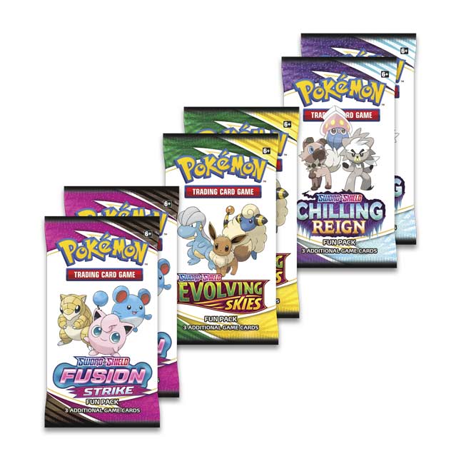 Pokemon TCG Fun Pack Booster Bundle - 6 Booster Packs in Fun Size