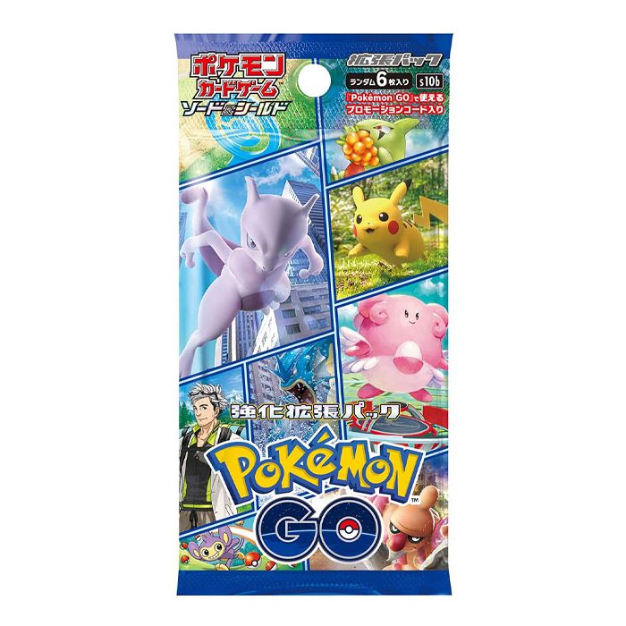 Pokemon GO Japanese Booster Pack (6 Cards per Pack)