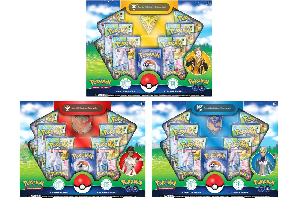 Pokemon GO Team Special Collection: Team Instinct, Mystic and Valor (Bundle of 3)