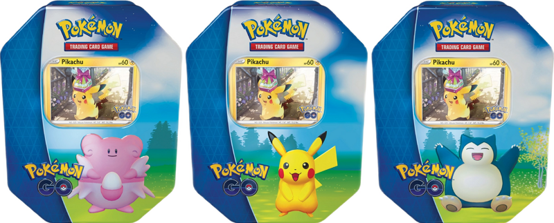 Pokemon GO Tin Bundle: Pikachu, Snorlax & Blissey (Pokemon TCG)