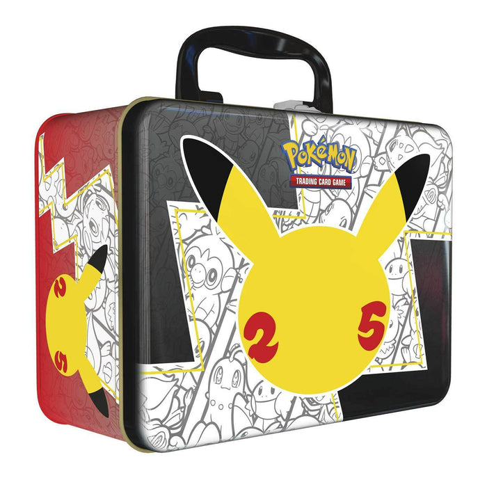 Pokemon Storage Chest Lunchbox Tin | With Notepad, Stickers and Mini Portfolio