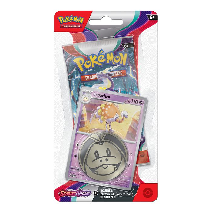 Pokemon Scarlet & Violet 1 Pack Blisters ft. Spidops & Espathra (Bundle of two)