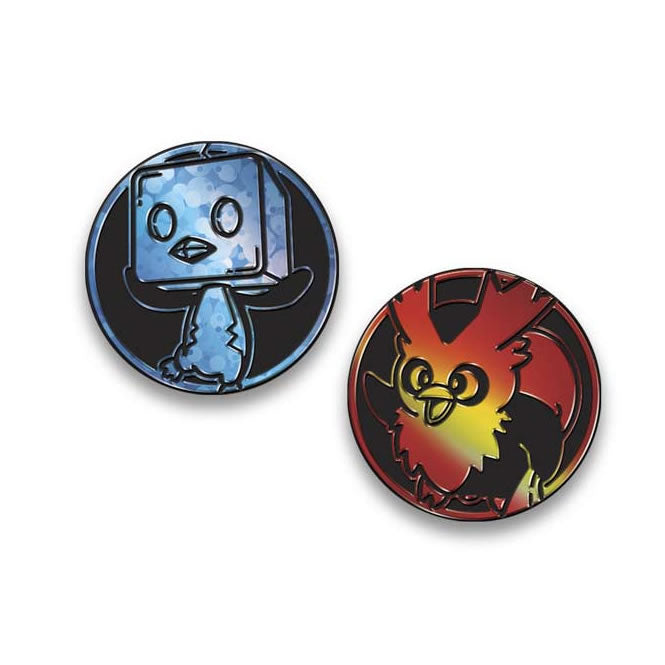 Pokemon TCG Flip Coin Bundle ft. Eiscue and Delibird (Oversized Coins)