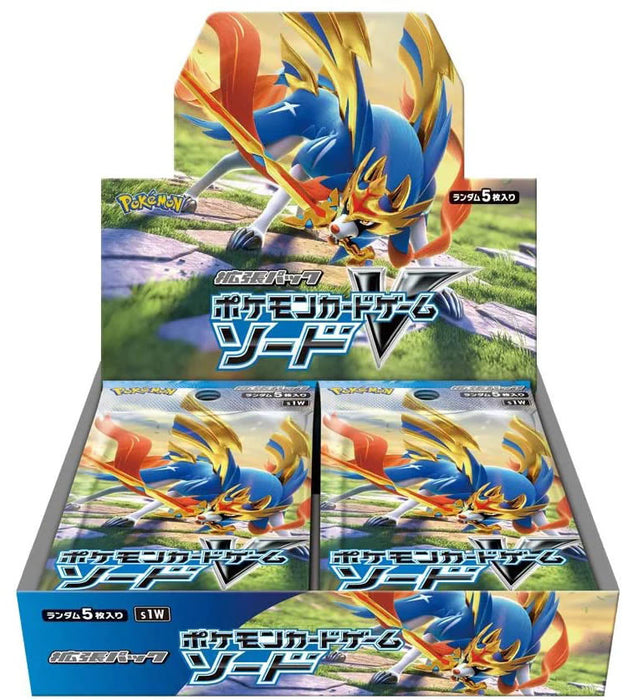 Pokemon TCG Sword S1W Japanese Booster Box (30 Booster Packs)