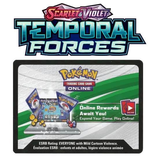 Pokemon TCG Temporal Forces Online Booster Code (Pokemon TCG Live)