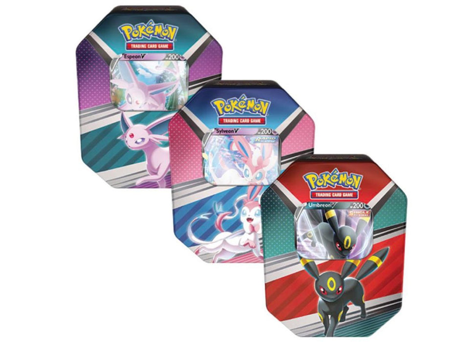 Pokemon V Heroes Tins ft. Espeon, Sylveon and Umbreon (3 Pack)